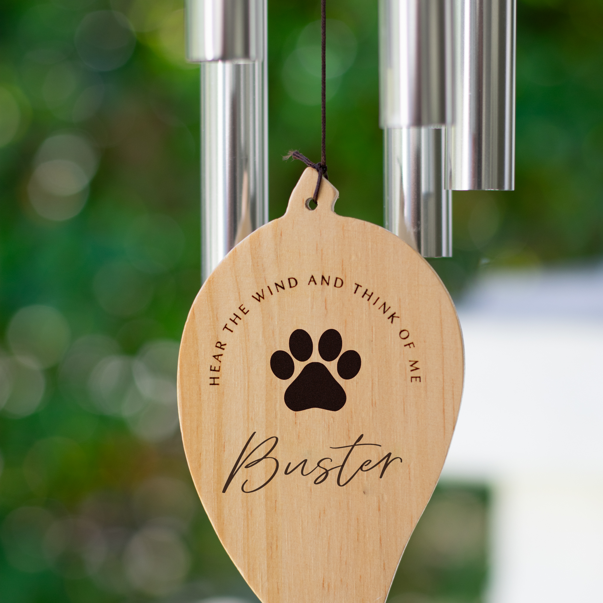 Pet Wind Chime with Custom Engraved Name 2 image number null